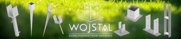 PODSTAWA SŁUPA DO WBIJANIA 14x14 OCYNKOWANA 2 mm | KOTWA WBJIANA
