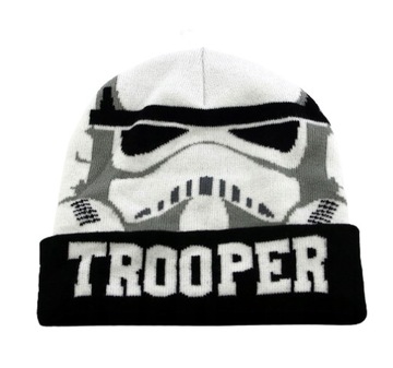 Czapka zimowa dziecięca chłopięca DISNEY STAR WARS TROOPER 50-54cm