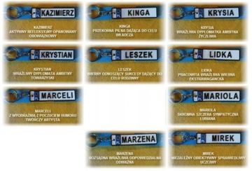 Брелок НОМЕРНОЙ ЗНАК С ИМЕНАМИ И ФРАЗАМИ