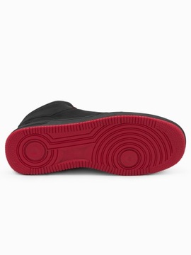 Buty męskie ocieplane sneakersy za kostkę czarne V2 OM-FOSH-0123 40