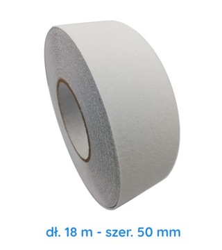 Taśma antypoślizgowa bezbarwna 18 m 50 mm