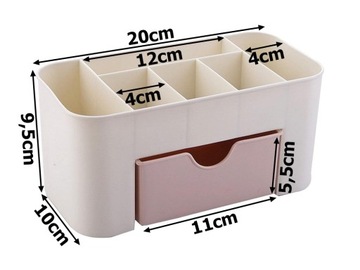 ЯЩИК ОРГАНАЙЗЕР ДЛЯ КОСМЕТИКИ РОЗОВЫЙ (90) GAB_B