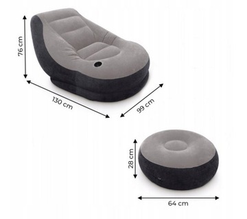 САДОВЫЙ СТУЛ, НАДУВНОЙ СТУЛ ДЛЯ ПЛЯЖА, САДОВЫЙ С ПОДСТАВКОЙ ДЛЯ НОГ, ТВЕРДЫЙ ЧЕХОЛ
