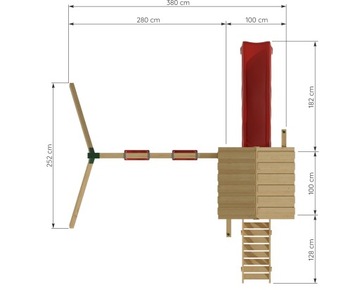 PLAC ZABAW Domek Zjeżdżalnia Huśtawka PRODUCENT !!