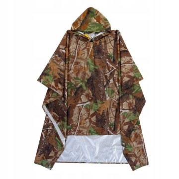 WIELOFUNKCYJNY PŁASZCZ PRZECIWDESZCZOWY 3W1 PONCHO