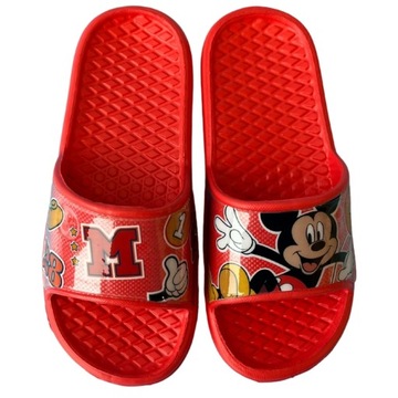 KLAPKI BASENOWE PIANKOWE DZIECIĘCE LEKKIE PLAŻOWE MYSZKA MIKI DISNEY 28/29