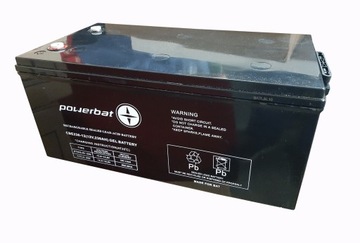 AKUMULATOR 12V 230Ah CBE 230-12 GEL Fotowoltaika