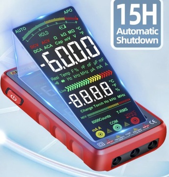 УНИВЕРСАЛЬНЫЙ СЕНСОРНЫЙ ЖК-ЭКРАН ИЗМЕРИТЕЛЬ ANENG 683 СЕНСОРНЫЙ КОРПУС АККУМУЛЯТОР 1200 мАч