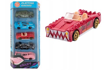 PLAYTIVE RACERS ZESTAW 5 SAMOCHODÓW CRAZY