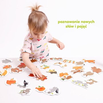 CzuCzu ЖИВОТНЫЕ В ЛЕСУ прогрессивная головоломка 2+