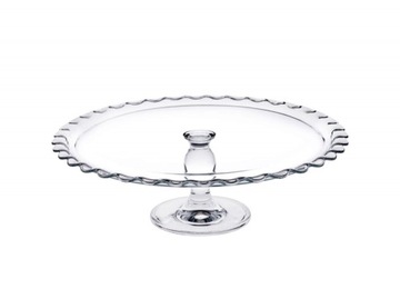 PATERA SZKLANA NA NÓŻCE MAXI PASABASHE 37cm SZKŁO