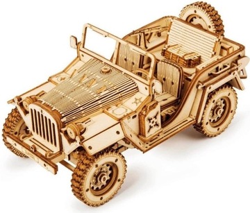 Puzzle 3d drewniane Jeep Robotime