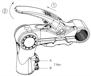 Вынос руля MTB AHEAD PROMAX регулируемый MA-583 31,8 мм