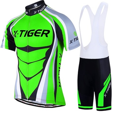 Komplet Rowerowy Termoaktywny Z Wkładką Męski NA LATO DOPASOWANY Żel 4XL