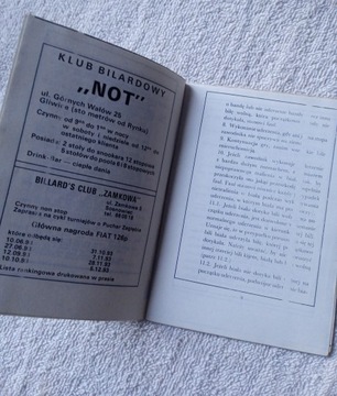 Польская бильярдная ассоциация. Игра Восьмерок – правила.