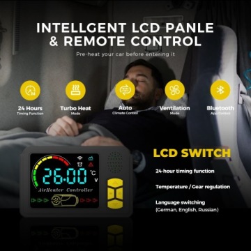 ПАРКОВОЧНОЕ ОБОГРЕВАНИЕ 8КВТ 12/24В 230В WEBASTO С ВЕНТИЛЯЦИЕЙ И СТАРТ/СТОП BT