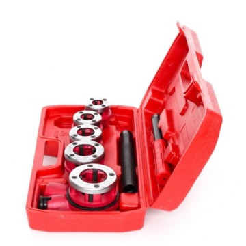 РЕЗЬБОТРЕЗЧИК С ХРАПОВИКОМ ДЛЯ ТРУБ РУЧНАЯ МАТРИЦА, 6 ЭЛЕМЕНТОВ, КОРПУС