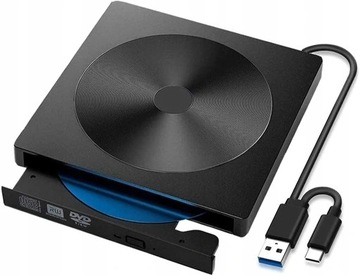 ODTWARZACZ ZEWNĘTRZNY PŁYT CD DVD USB 3.0 i Type-c