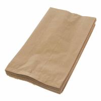 Torebka papierowa fałdowa szara 270x120x50 1000szt