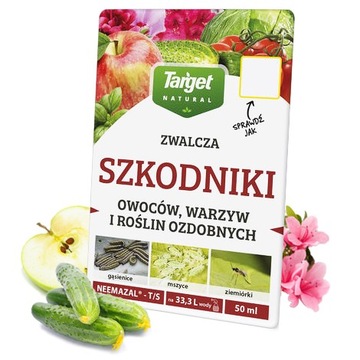 NEEMAZAL ZWALCZA ZIEMIÓRKI SZKODNIKI ROŚLIN OWOCÓW WARZYW 50ML TARGET