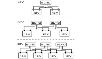 Балансир зарядки аккумулятора BL-10 24 В постоянного тока