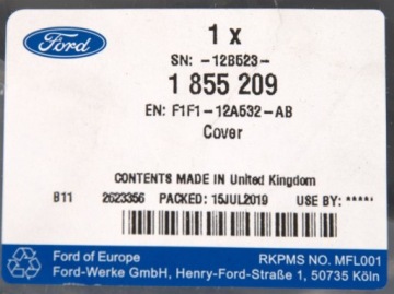 КРЫШКА КОРПУСА КОМПЬЮТЕРА C-MAX FOCUS 14- KUGA 12-