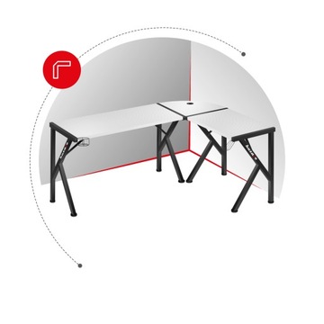 Белый письменный стол HUZARO Hero 6.3