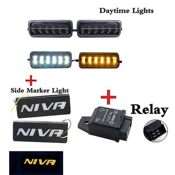 SVĚTLA ZADNÍ LED DO PULT NIVA 4X4 1995 Z FUNKCE DENNÍHO OSVĚTLENÍ