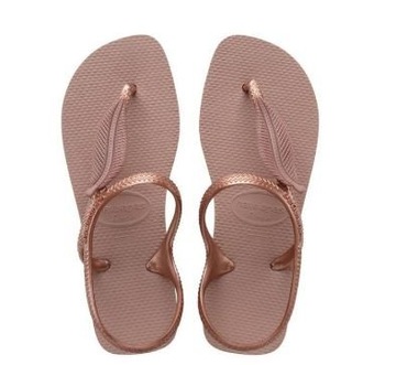 HAVAIANAS DAMSKIE SANDAŁY RÓŻOWE WSUWANE 33/34 ŻLA