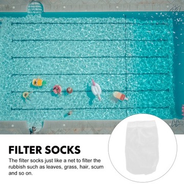 30 носков для скиммера для бассейна. Гибкие фильтры для плавания.