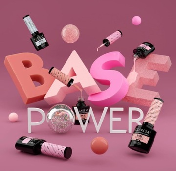 CLARESA Base Power 09 Hybrid Nail Base 5г бескислотное РОЗОВОЕ ЗОЛОТО