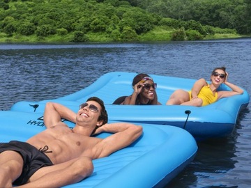 Надувной плавающий матрас Bestway ISLAND 4 человека 43542