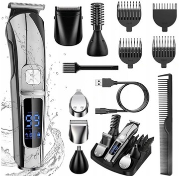 TRYMER DO BRODY MASZYNKA DO WŁOSÓW STRZYŻENIA GOLENIA BARBER GOLARKA 6W1