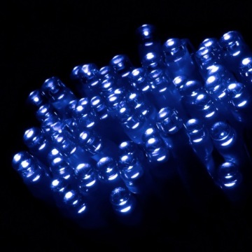 100LED НАРУЖНЫЕ РОЖДЕСТВЕНСКИЕ ЕЛОЧНЫЕ ОГНИ, СИНИЙ ТАЙМЕР
