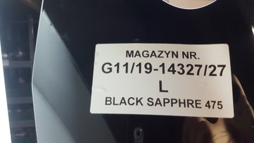 BLATNÍK LEVÝ PŘEDNÍ HYBRIDNÍ BMW 7 G11 G12 BARVA 475