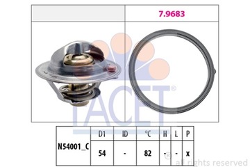 TERMOSTAT FACET 7.8727