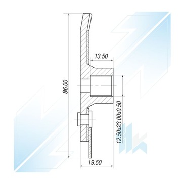 ДИСК СЦЕПЛЕНИЯ КОМПРЕССОРА DELPHI CVC 5N0820803A