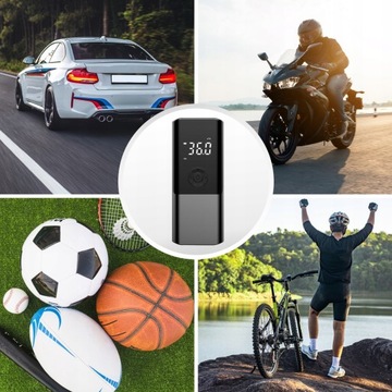 БЕСПРОВОДНОЙ ЭЛЕКТРИЧЕСКИЙ НАСОС АВТОМОБИЛЬНО-ВЕЛОСИПЕДНЫЙ КОМПРЕССОР 6000 мАч