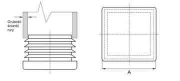 ВИЛКА ЧЕРНАЯ 15Х15 КВАДРАТНАЯ 5 ШТ.