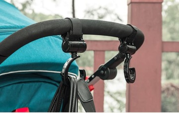 Крючки для сумки-шоппера в коляску, 2 шт, ПРОЧНАЯ РУЧКА-ВЕЛКРО