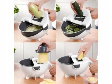 СЛАЙСЕР ОВОЩЕЛЕЗКА С ЧАШОЙ ​​ДИЛЬЦЕР, ЧИСЛИТЕЛЬ С 7 ЛЕЗВИЯМИ