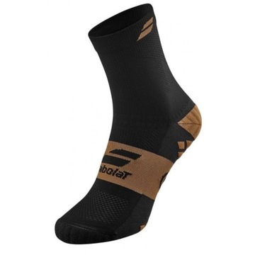 SKARPETY SPORTOWE TENISOWE BABOLAT PRO CREW SOCKS 1 PACK BLACK/GOLD 39-42