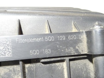 POUZDRO FILTR VZDUCHU VW GOLF VII 7 5G 1.6 TDI CXX 5Q0129607AE 5Q0129620D