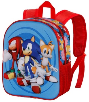 Plecak Plecaczek Sonic Knuckles Tails 39cm