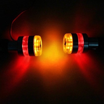 Светящиеся грузики, поворотники, светодиодные наконечники 22 мм.