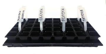 Мультигоршок для посева рассады с поддоном, подставкой, 40 шт + ручка