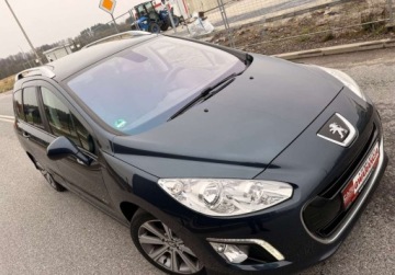 Peugeot 308 I SW Facelifting 1.6 VTI 120KM 2013 Peugeot 308 FAMILY PanoramicznyDach 1.6i 120ps Bezwypadkowy Serwisowany TOP, zdjęcie 11