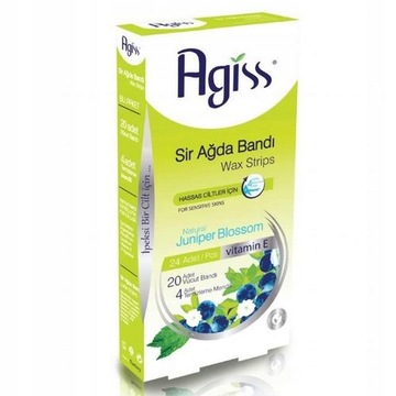 AGISS PASKI PLASTRY Z WOSKIEM DEPILACJI GREEN 20