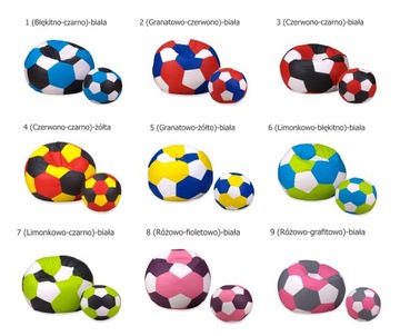 Трехцветный BALL PUFA 450л 100см + табурет для ног EGATO