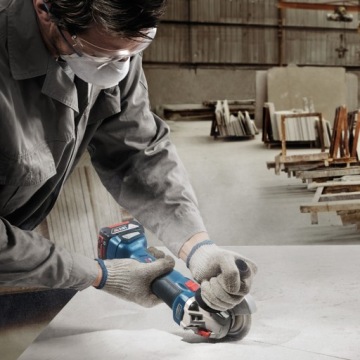 Угловая шлифовальная машина BOSCH GWS 18V-10 2x5Ah L-boxx